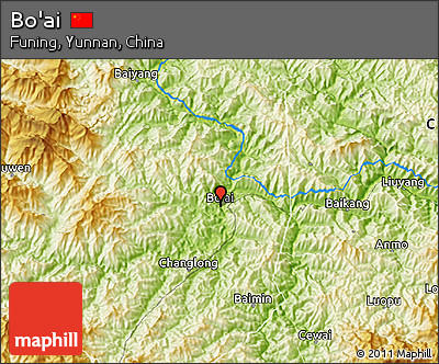 Physical 3D Map of Bo'ai