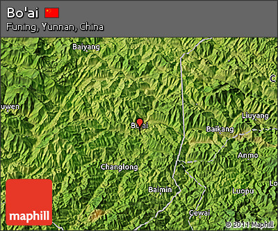 Satellite 3D Map of Bo'ai