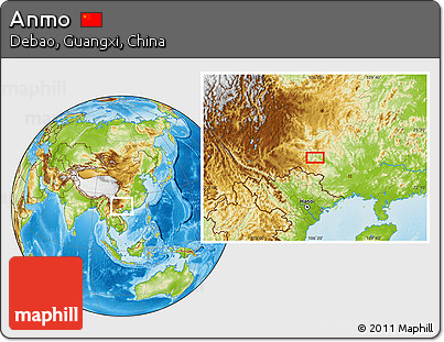 Physical Location Map of Anmo