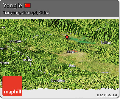 Satellite Panoramic Map of Yongle