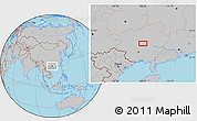 Gray Location Map of Jinchai