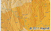 Political Map of the area around 23° 53' 5" N, 108° 52' 30" E