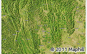 Satellite Map of the area around 23° 53' 5" N, 108° 52' 30" E