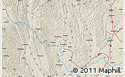 Shaded Relief Map of Jinchai