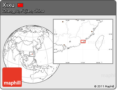 Blank Location Map of Xixu