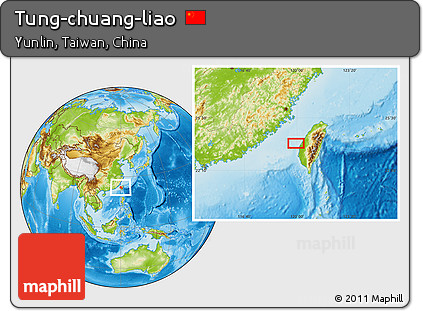 Physical Location Map of Tung-chuang-liao