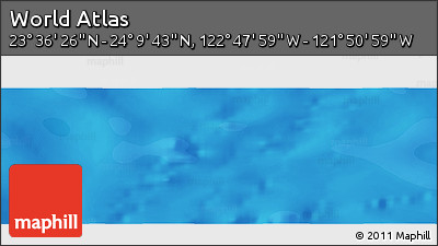 Political Panoramic Map of the Area around 23° 53' 5" N, 122° 19' 29" W