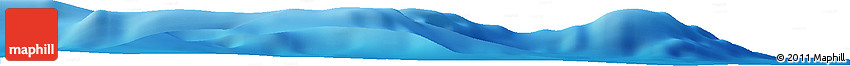 Shaded Relief Horizon Map of the Area around 23° 53' 5" N, 133° 31' 30" E