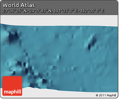 Satellite 3D Map of the Area around 23° 53' 5" N, 142° 1' 30" E