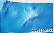 Physical 3D Map of the area around 23° 53' 5" N, 150° 31' 30" E