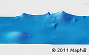 Physical Panoramic Map of the area around 23° 53' 5" N, 153° 55' 30" E