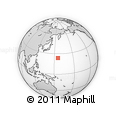 Outline Map of the Area around 23° 53' 5" N, 155° 37' 30" E, rectangular outline