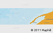 Political Panoramic Map of the area around 23° 53' 5" N, 16° 4' 29" W