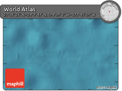 Satellite Map of the Area around 23° 53' 5" N, 174° 10' 30" W