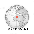Outline Map of the Area around 23° 53' 5" N, 1° 46' 29" E, rectangular outline