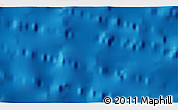 Shaded Relief 3D Map of the area around 23° 53' 5" N, 31° 22' 30" W