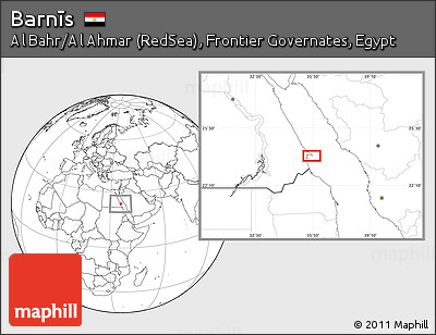 Blank Location Map of Barnīs
