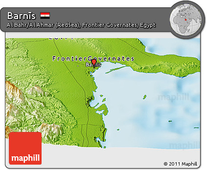 Physical Panoramic Map of Barnīs