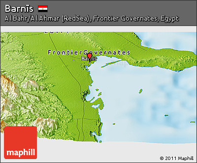 Physical Panoramic Map of Barnīs