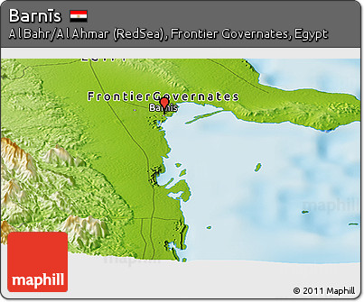Physical Panoramic Map of Barnīs