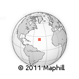 Outline Map of the Area around 23° 53' 5" N, 45° 49' 30" W, rectangular outline