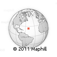 Outline Map of the Area around 23° 53' 5" N, 50° 4' 30" W, rectangular outline