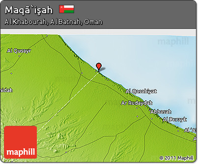 Physical 3D Map of Maqā`işah