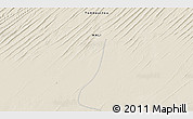 Shaded Relief 3D Map of the area around 23° 53' 5" N, 5° 1' 30" W