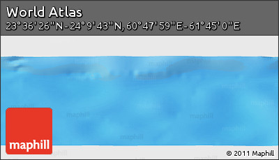 Physical Panoramic Map of the Area around 23° 53' 5" N, 61° 16' 29" E