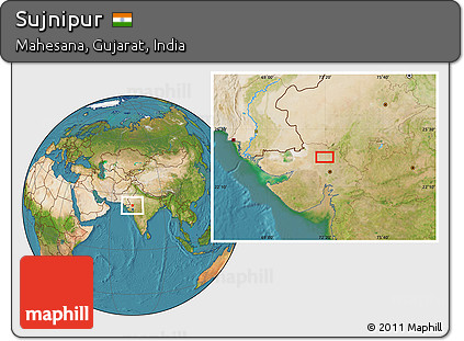 Satellite Location Map of Sujnipur