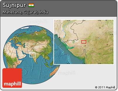 Satellite Location Map of Sujnipur