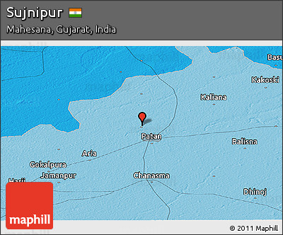 Political Panoramic Map of Sujnipur