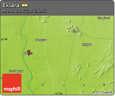 Physical Map of Eklāra