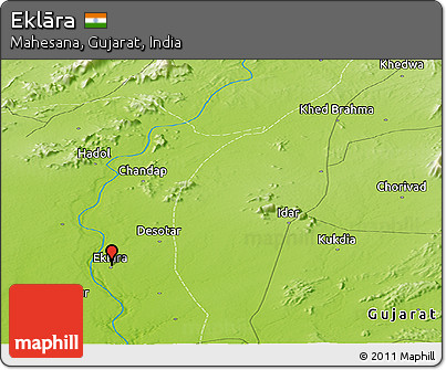 Physical Panoramic Map of Eklāra
