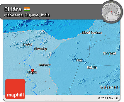 Political Panoramic Map of Eklāra