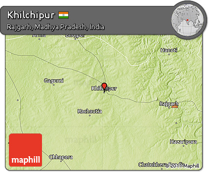 Physical Map of Khilchipur