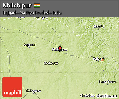 Physical Map of Khilchipur