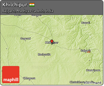 Physical Map of Khilchipur