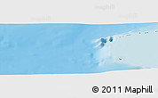 Physical Panoramic Map of the area around 23° 53' 5" N, 80° 40' 30" W