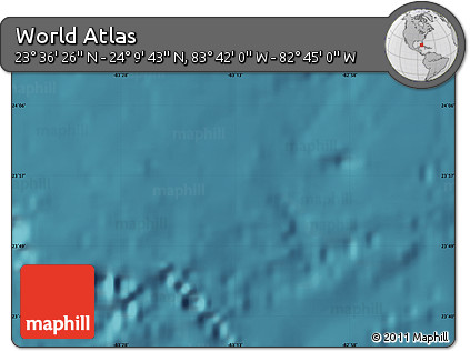 Satellite Map of the Area around 23° 53' 5" N, 83° 13' 29" W
