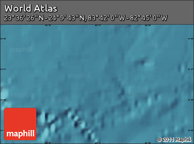 Satellite Map of the Area around 23° 53' 5" N, 83° 13' 29" W