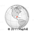 Outline Map of the Area around 23° 53' 5" N, 86° 37' 30" W, rectangular outline