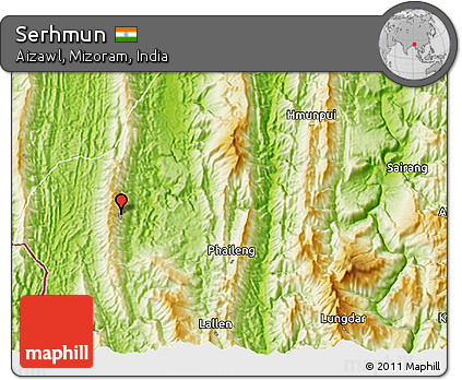 Physical 3D Map of Serhmun