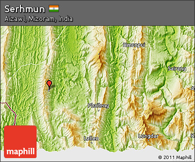 Physical 3D Map of Serhmun