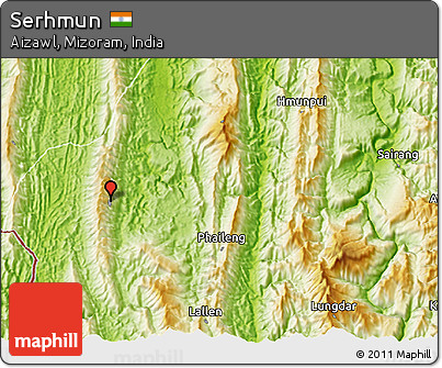 Physical 3D Map of Serhmun