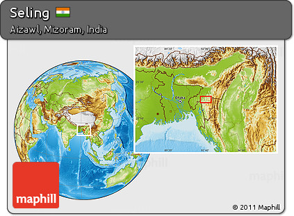 Physical Location Map of Seling