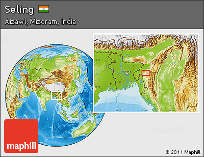 Physical Location Map of Seling