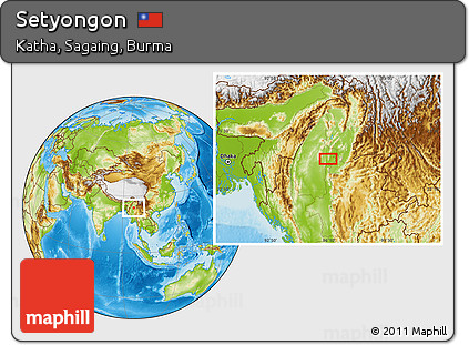 Physical Location Map of Setyongon