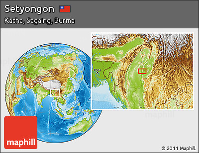Physical Location Map of Setyongon