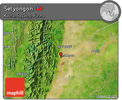 Satellite Map of Setyongon